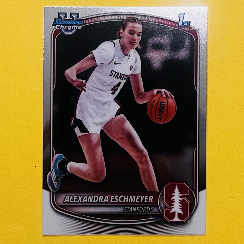 2025/26 Bowman‎ Chrome University Alexandra Eschmeyer 1st BCP-75 Stanford